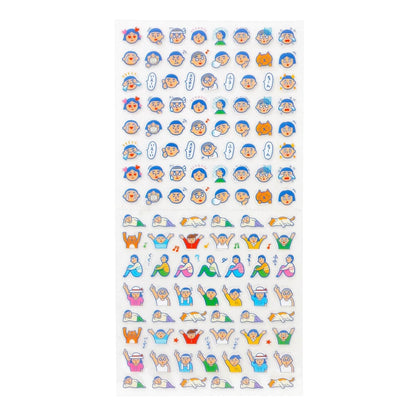 NEW RETRO Diary Stickers / A / Humans
