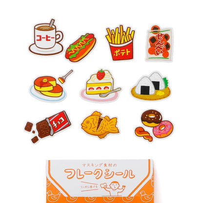 NEW RETRO Flake Stickers / B / Today's Treats