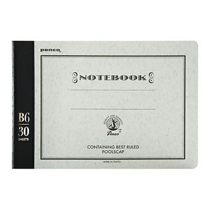 Cuaderno B6 Foolscap negro