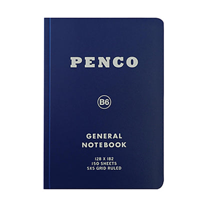 Cuaderno B6 Navy de tapa blanda de PP