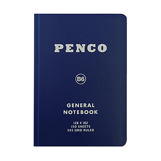 Cuaderno B6 Navy de tapa blanda de PP