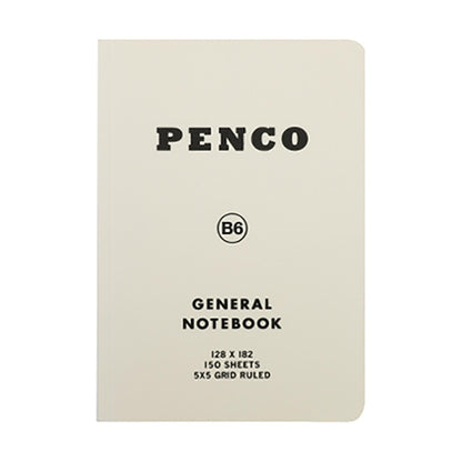 Cuaderno B6 blanco de PP blando