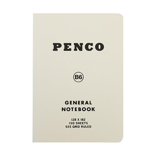 Cuaderno B6 blanco de PP blando