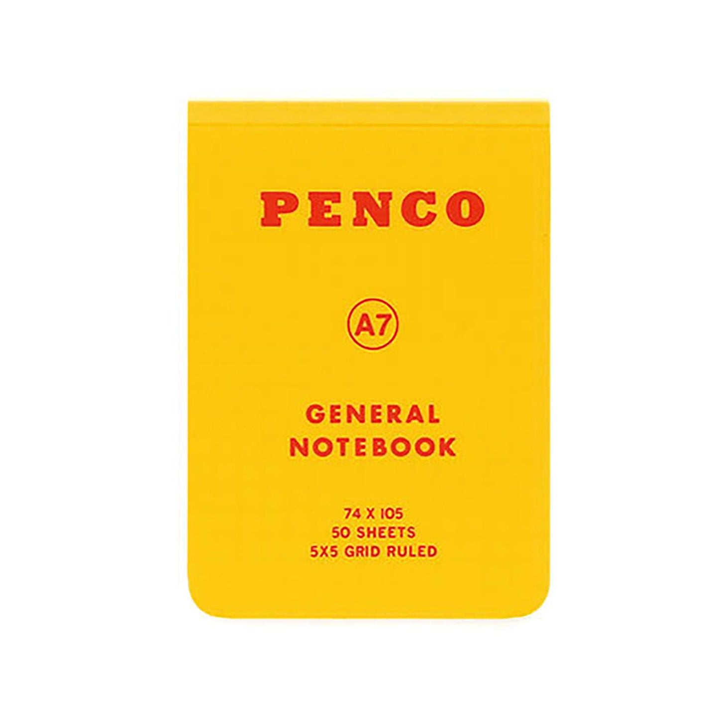 Soft PP Notebook A7 Yellow