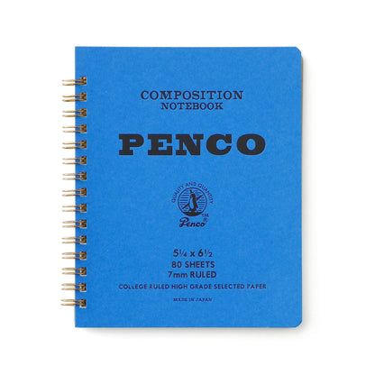 Cuaderno de espiral M azul