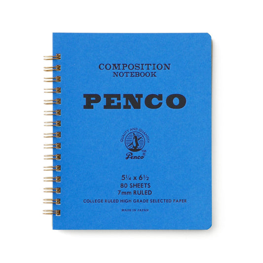Cuaderno de espiral M azul