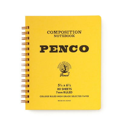 Cuaderno de espiral M amarillo