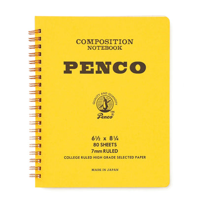 Cuaderno de espiral L amarillo