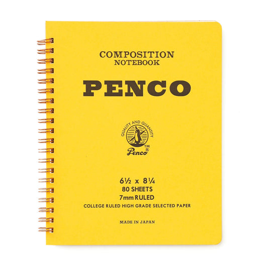 Cuaderno de espiral L amarillo