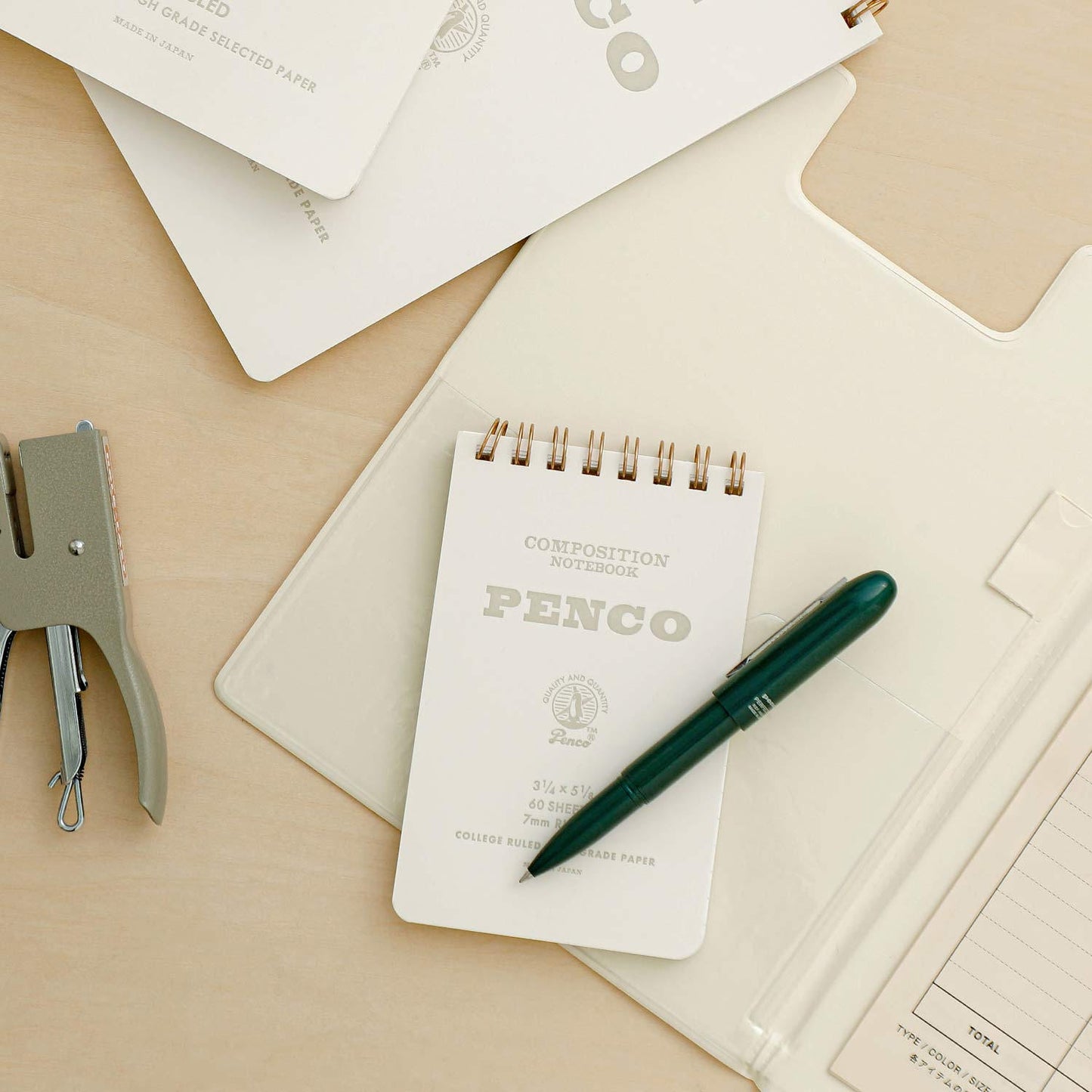 Cuaderno de espiral S blanco