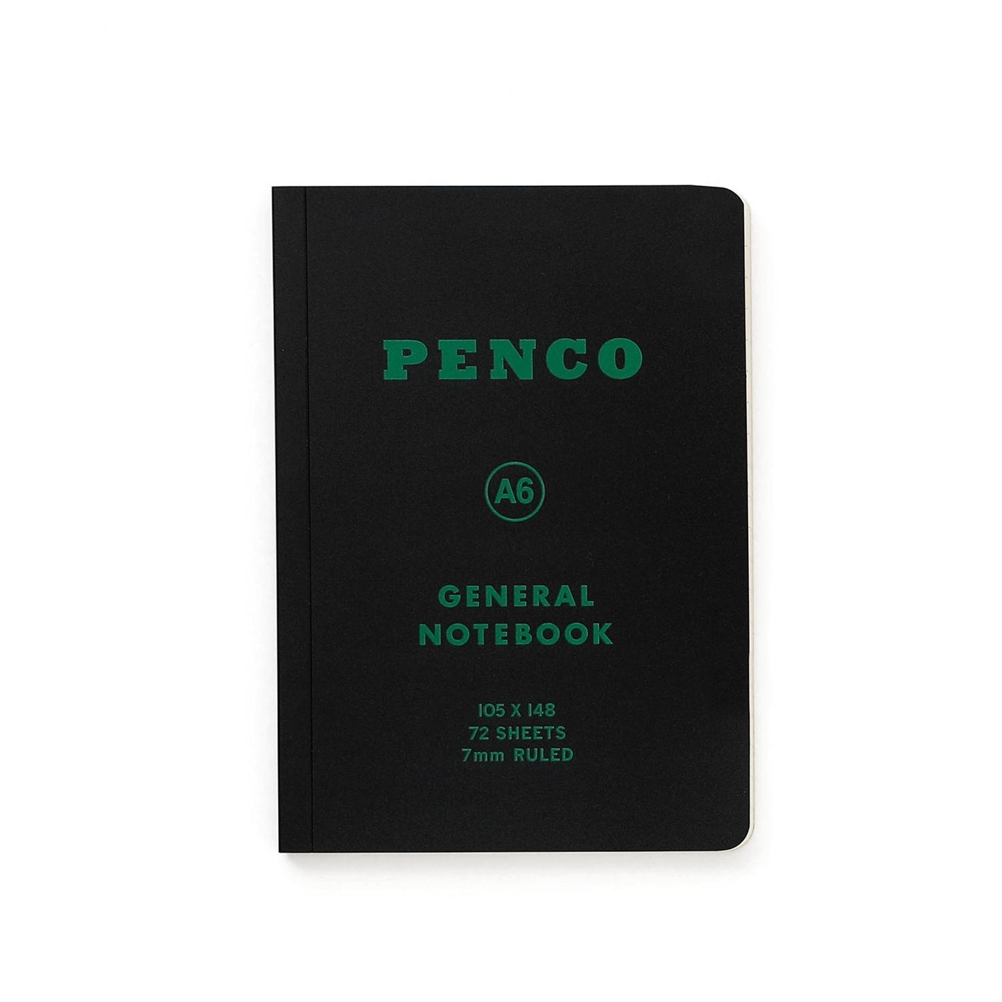 Soft PP Notebook A6 Ruled Black