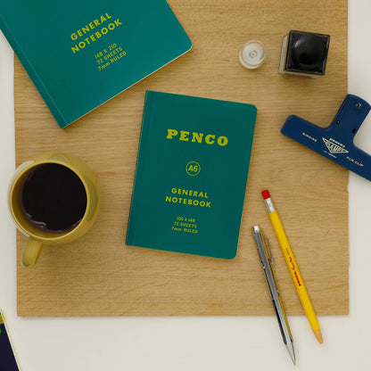 Soft PP Notebook A6 Ruled Green