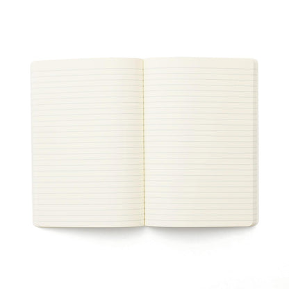 Soft PP Notebook A6 Ruled Navy