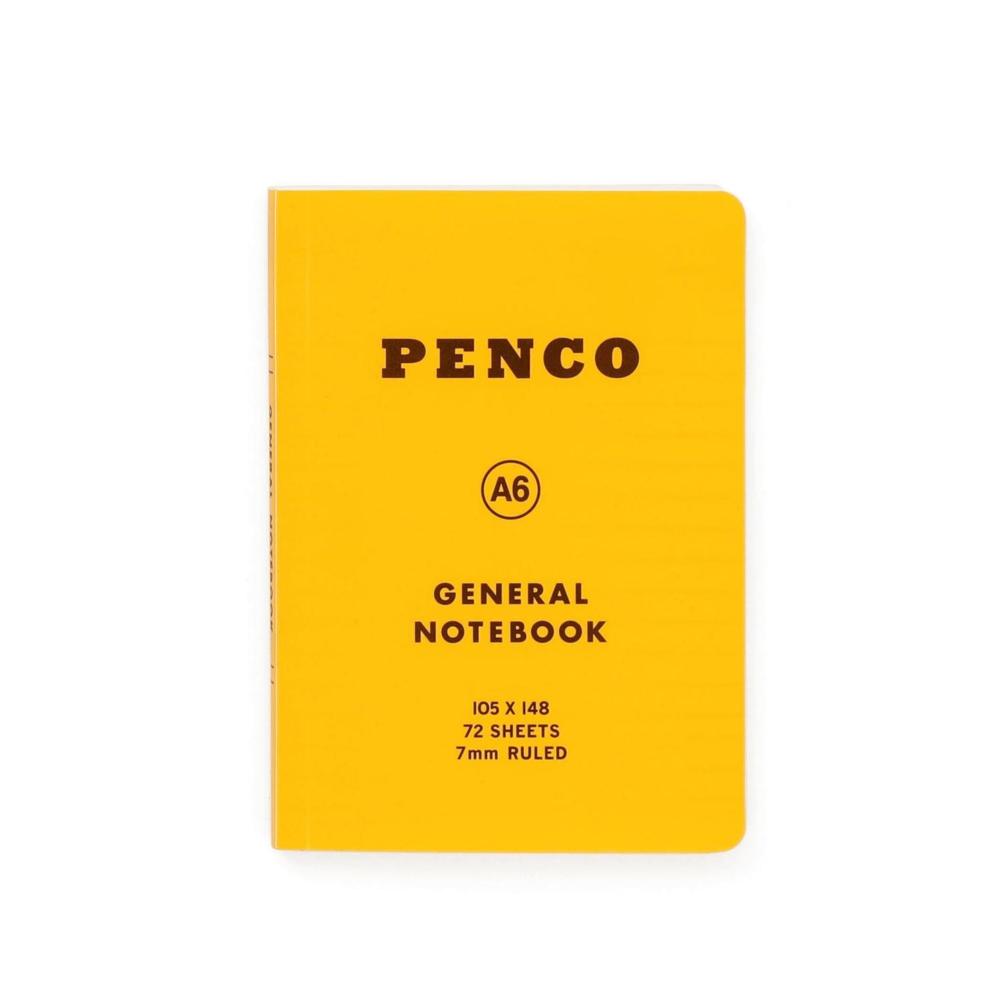 Soft PP Notebook A6 Ruled Yellow