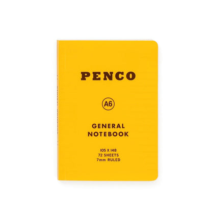 Soft PP Notebook A6 Ruled Yellow