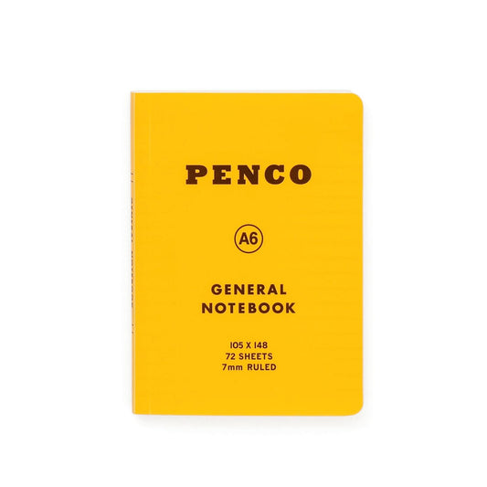 Soft PP Notebook A6 Ruled Yellow