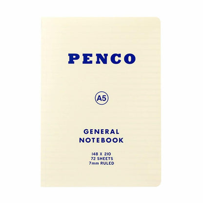 Soft PP Notebook A5 Ruled White