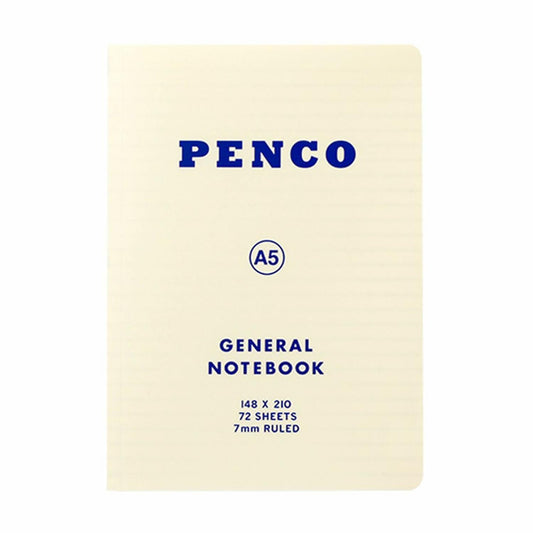 Soft PP Notebook A5 Ruled White