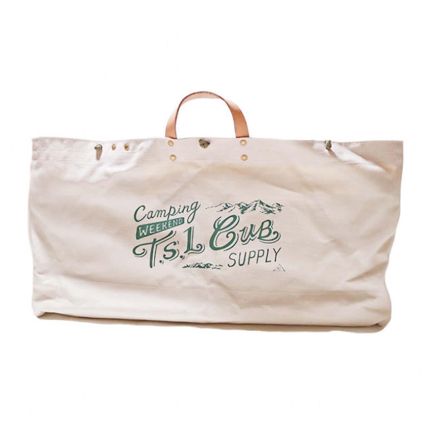 Cotton Canvas Camping Container Green