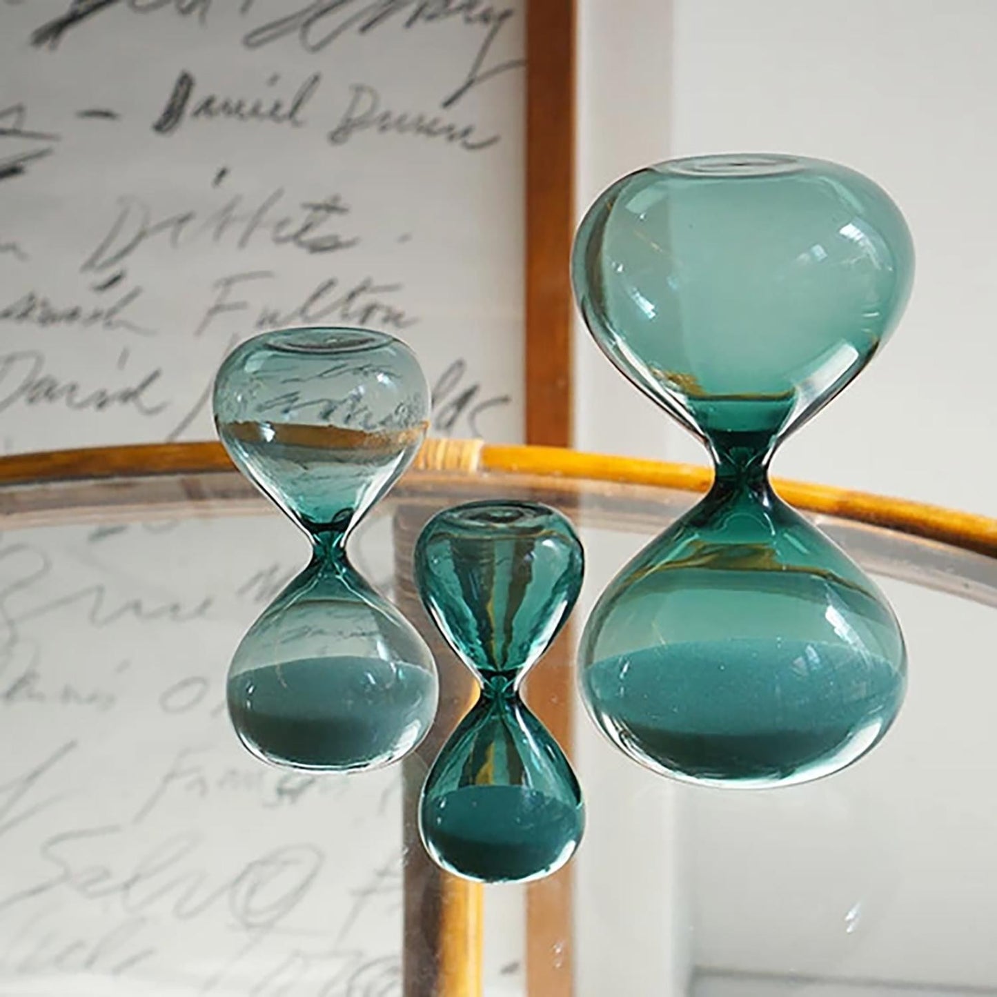 Hourglass S Turquoise Blue