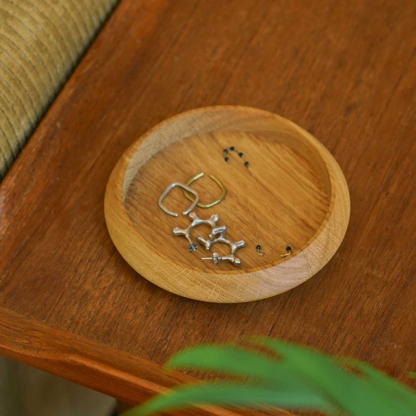 Wooden Tray Circle L (fur.) A - Oak