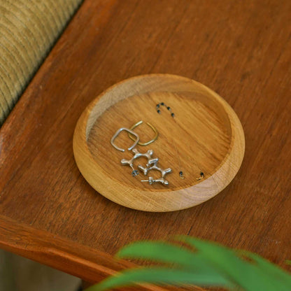 Wooden Tray Circle L (fur.) A - Oak