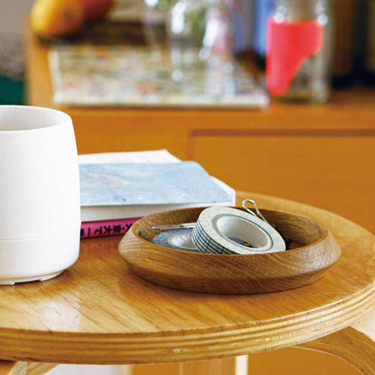 Wooden Tray Circle L (fur.) /B/ East Indian Ebony