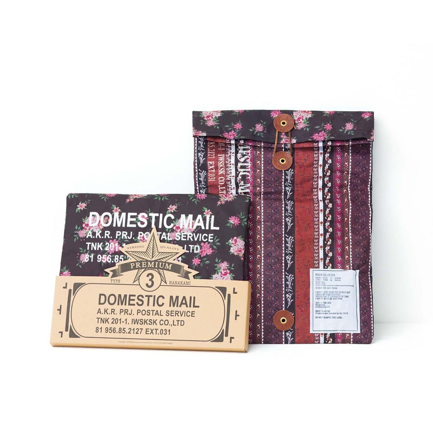 DOMESTIC MAIL 3 - FLORAL BLACK