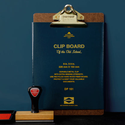 Clipboard O/S A5 Gold