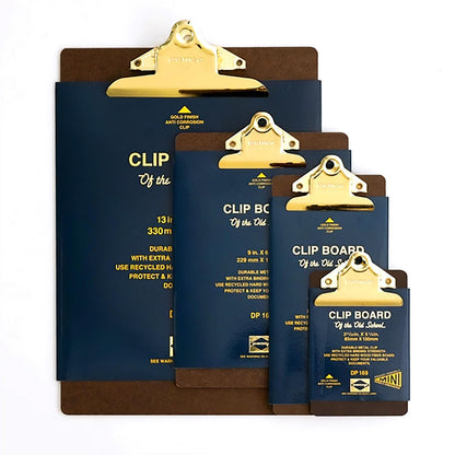 Clipboard O/S A5 Gold
