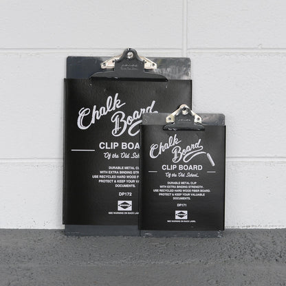 Clip chalk board O/S A4