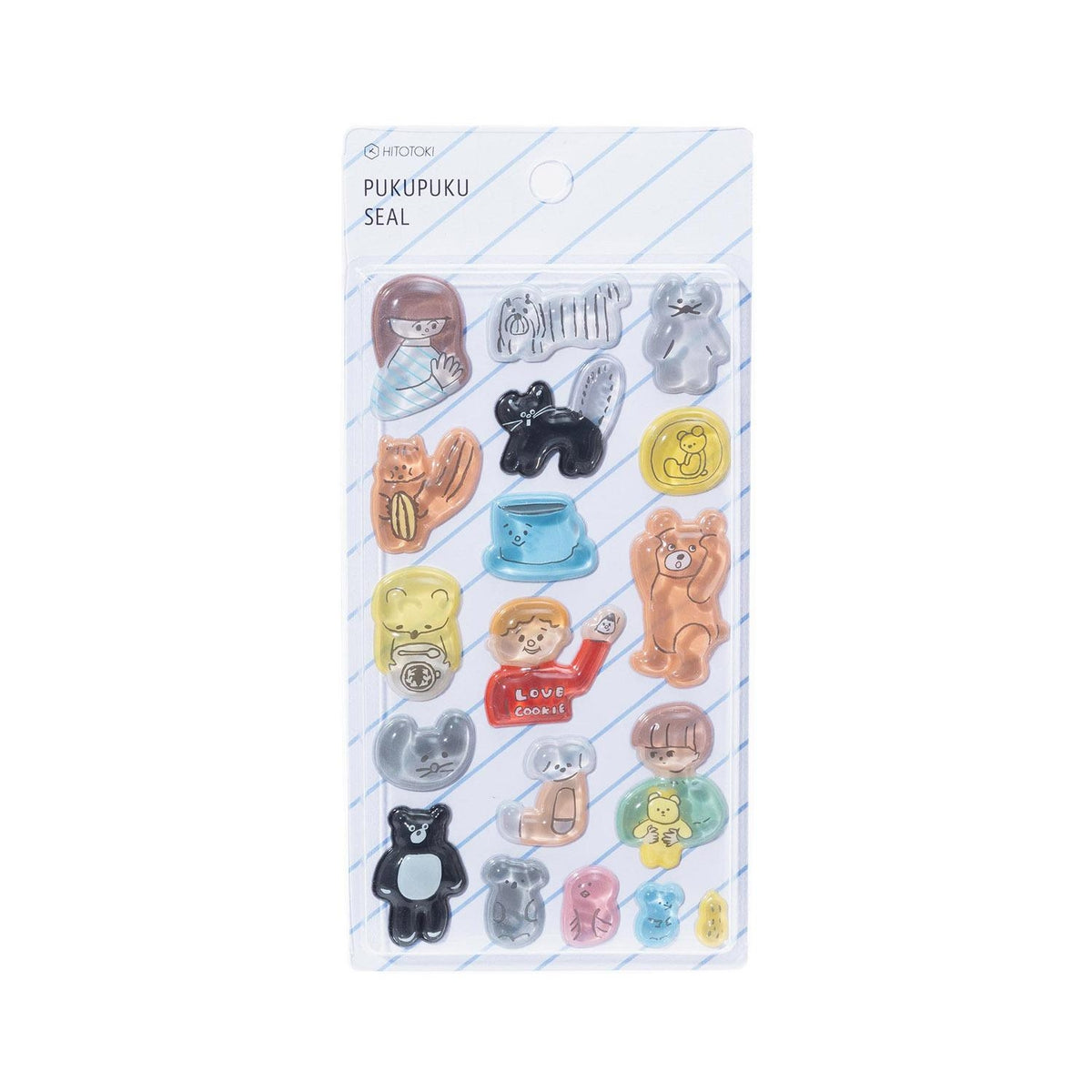 KING JIM Stickers Pukupuku - Daily Life