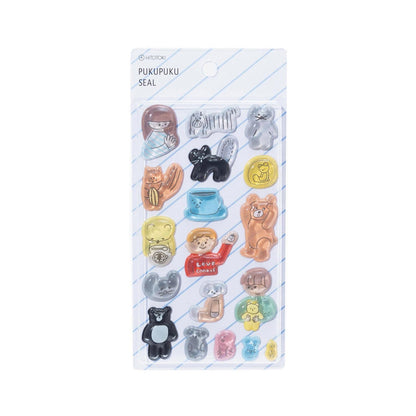 KING JIM Stickers Pukupuku - Daily Life