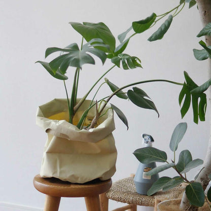 Tarp Bag Round S Beige