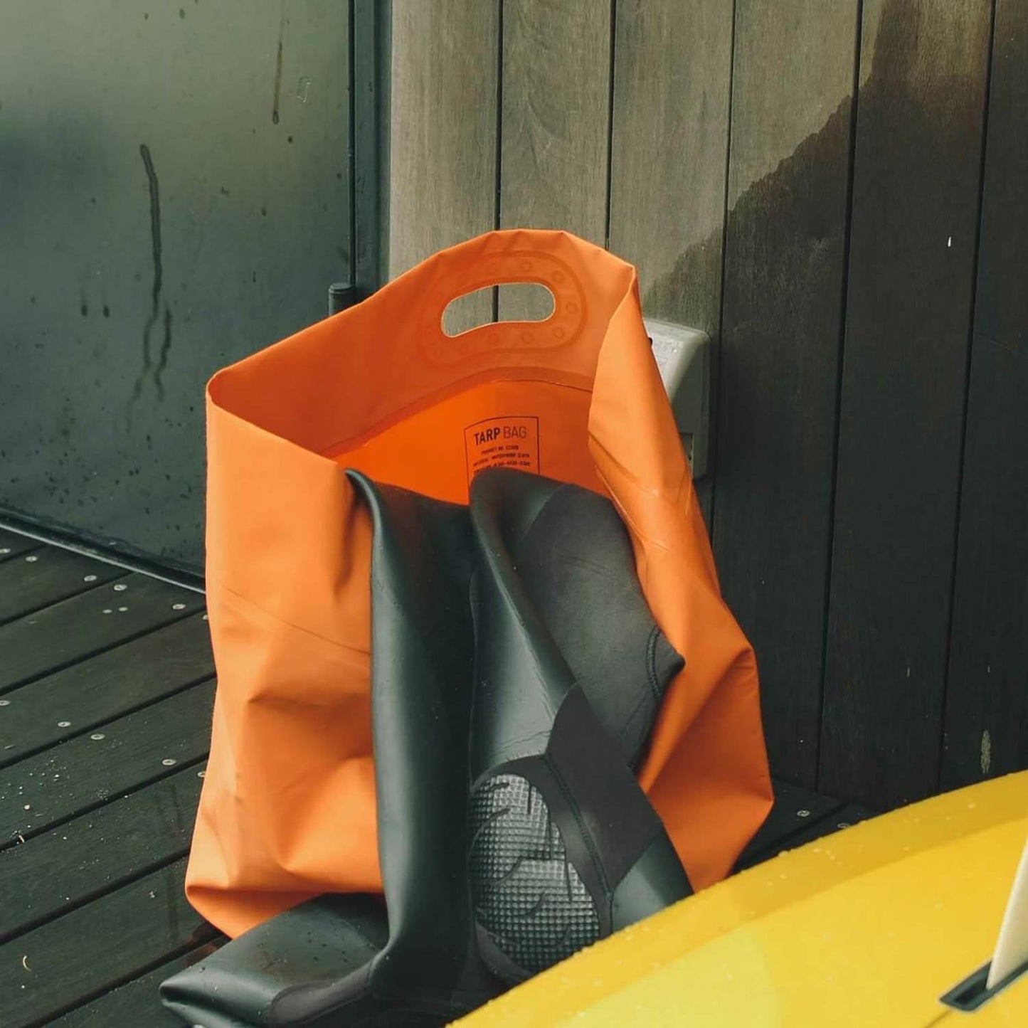 Tarp Bag Round S Orange