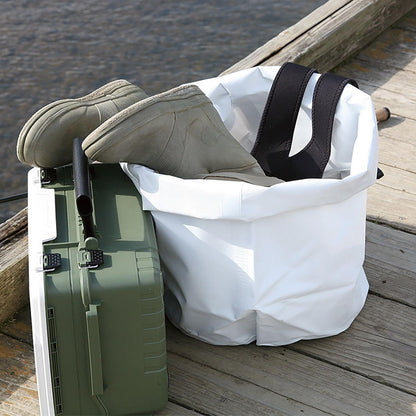 Tarp Bag Round S White