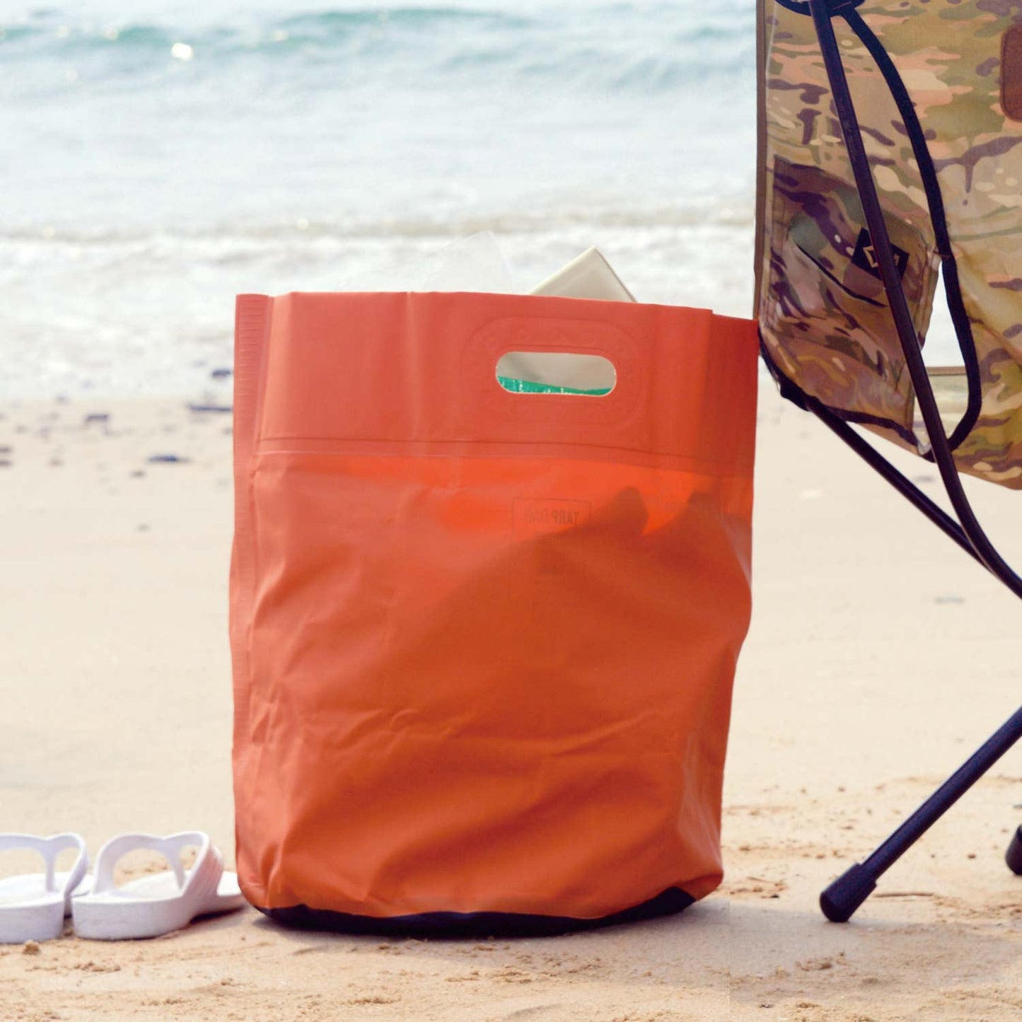 Tarp Bag Round M Orange