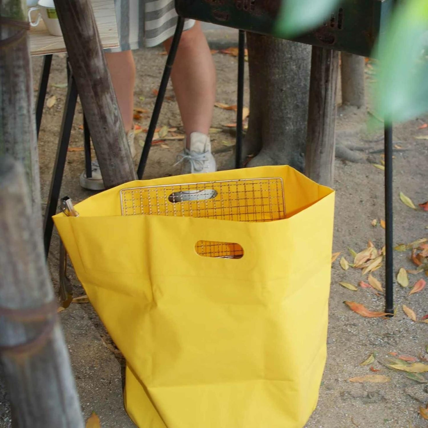 Tarp Bag Round M Yellow