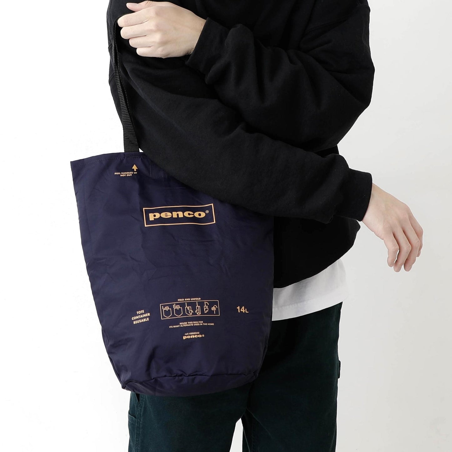 Bucket Tote Navy