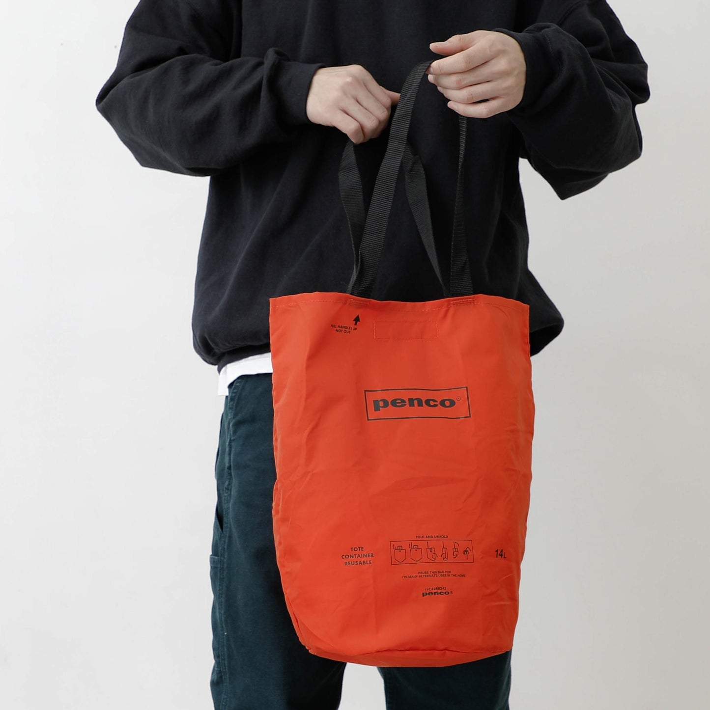 Bucket Tote Orange