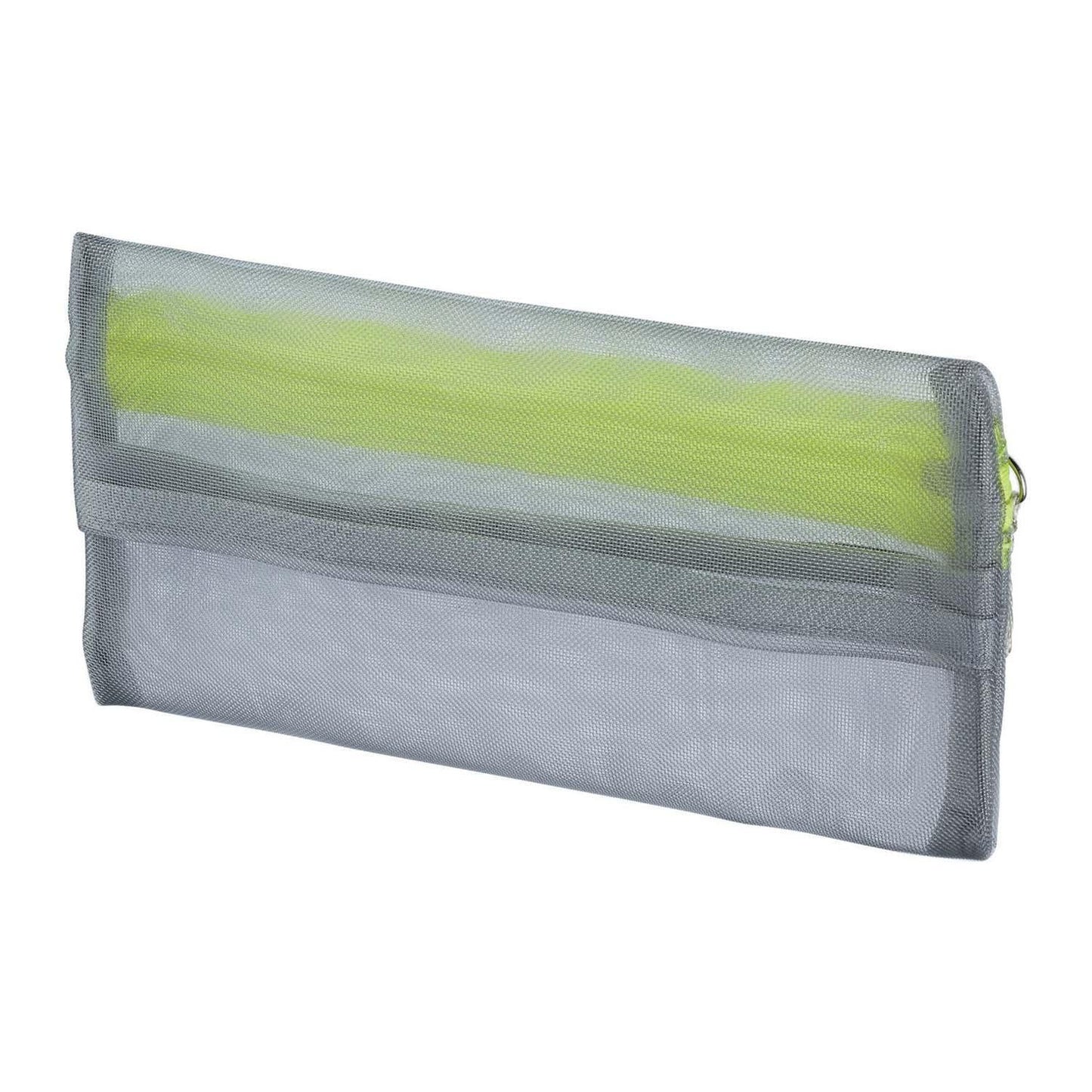 Mesh Pen Case Slish Silver Grey