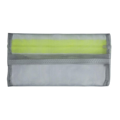 Mesh Pen Case Slish Silver Grey