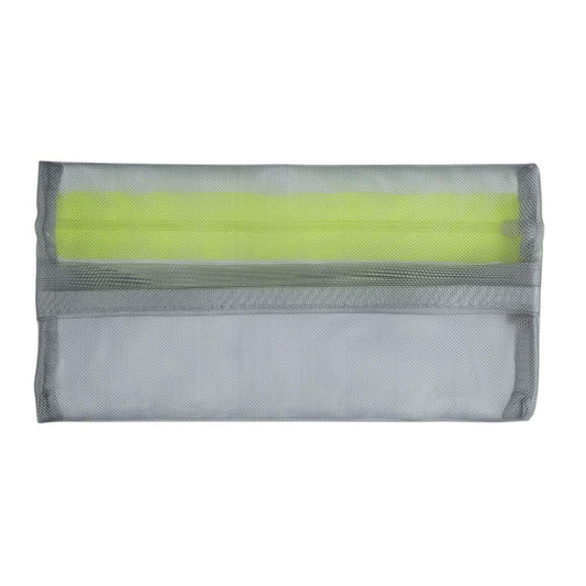 Mesh Pen Case Slish Silver Grey