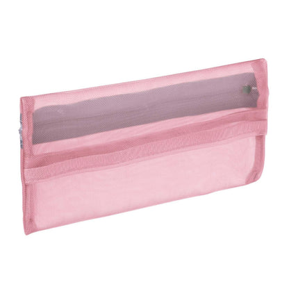 Mesh Pen Case Slish Light Pink
