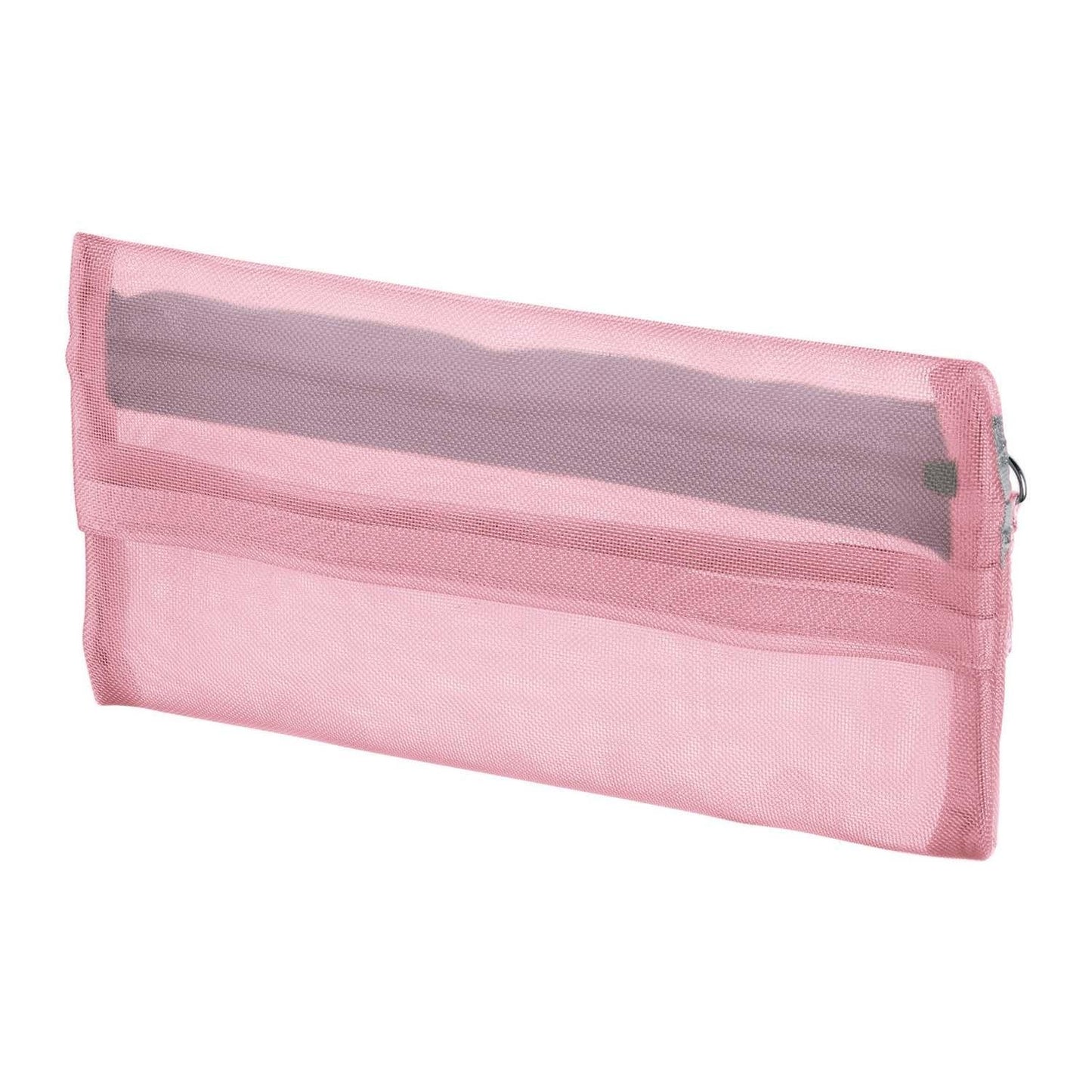 Mesh Pen Case Slish Light Pink