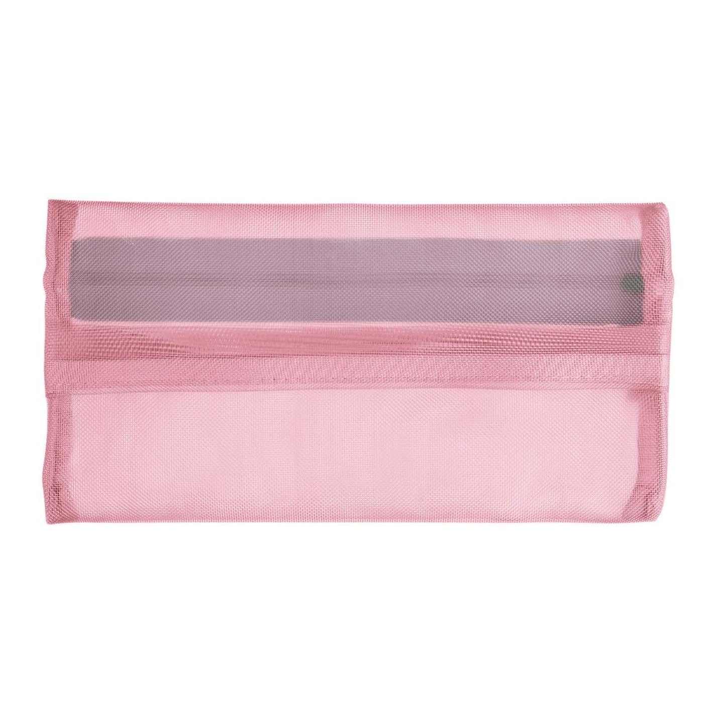 Mesh Pen Case Slish Light Pink