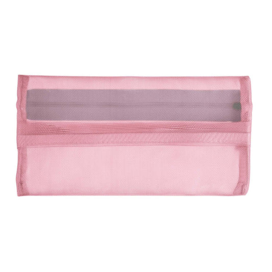 Mesh Pen Case Slish Light Pink