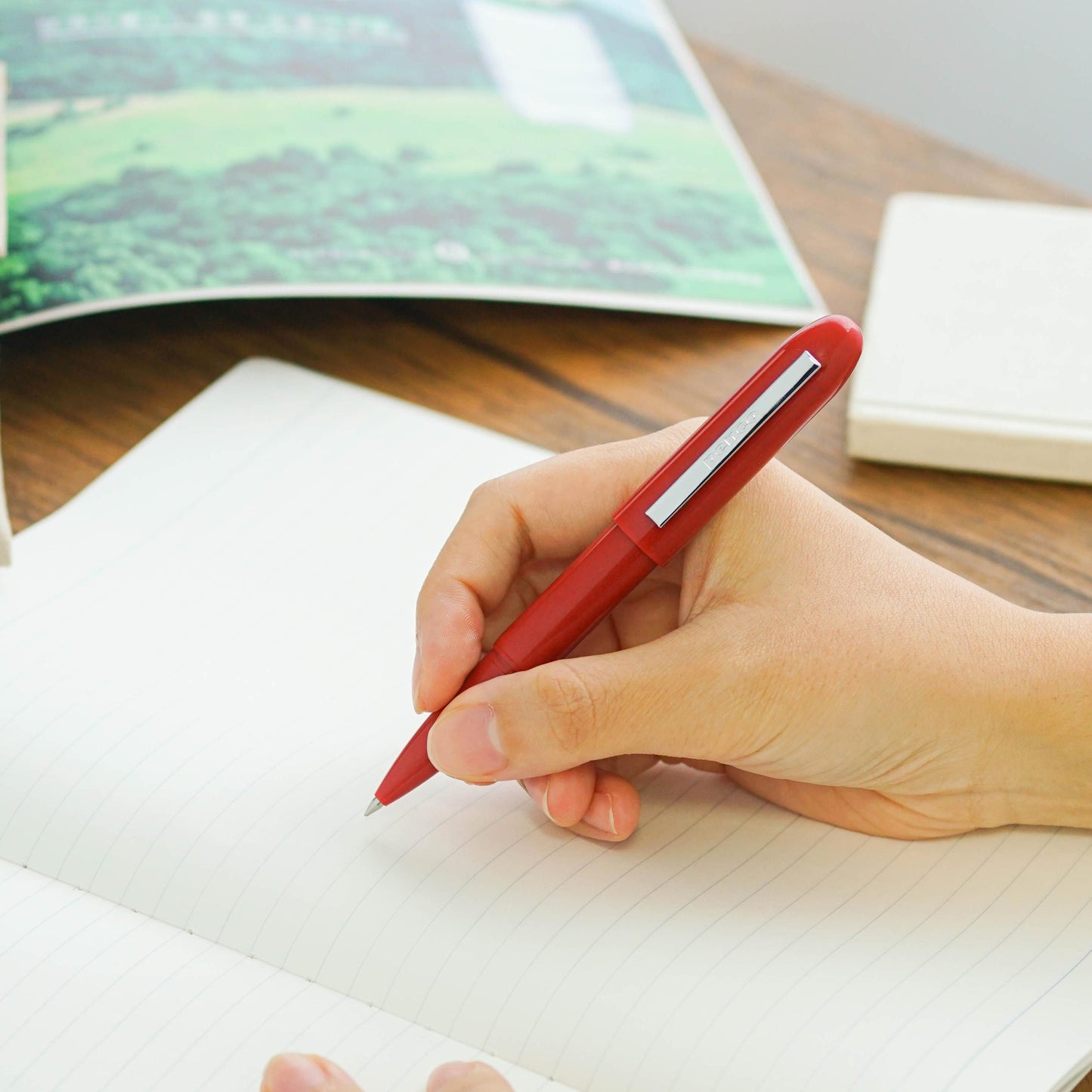 Bullet Ballpoint Pen Light Red