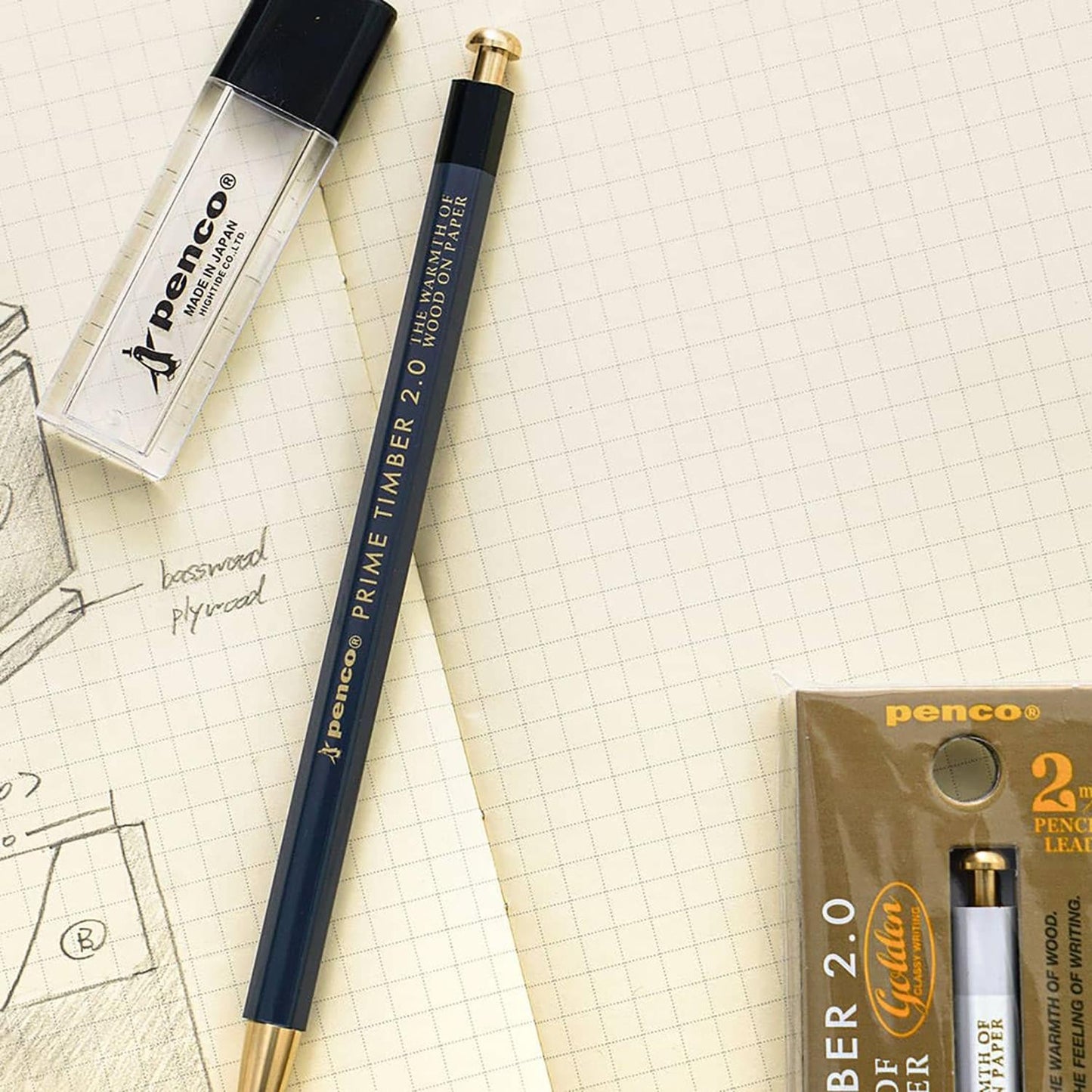 Prime Timber Brass Navy