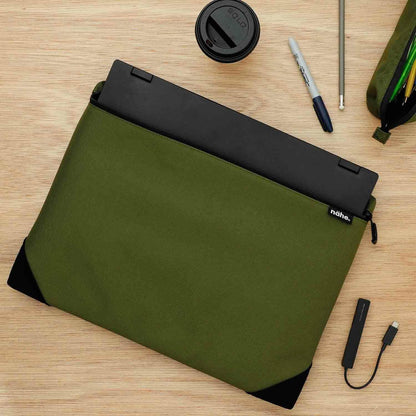 Soft PC Case L Khaki